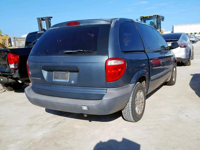 1D4GP25B56B537768 - 2006 DODGE CARAVAN SE GRAY photo 4