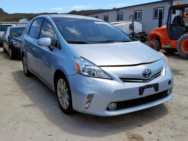 JTDZN3EU1C3018385 - 2012 TOYOTA PRIUS V BLUE photo 1