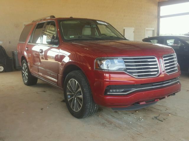 5LMJJ2JT1HEL10719 - 2017 LINCOLN NAVIGATOR RED photo 1