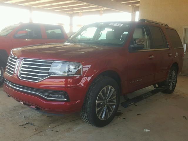 5LMJJ2JT1HEL10719 - 2017 LINCOLN NAVIGATOR RED photo 2