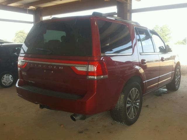 5LMJJ2JT1HEL10719 - 2017 LINCOLN NAVIGATOR RED photo 4