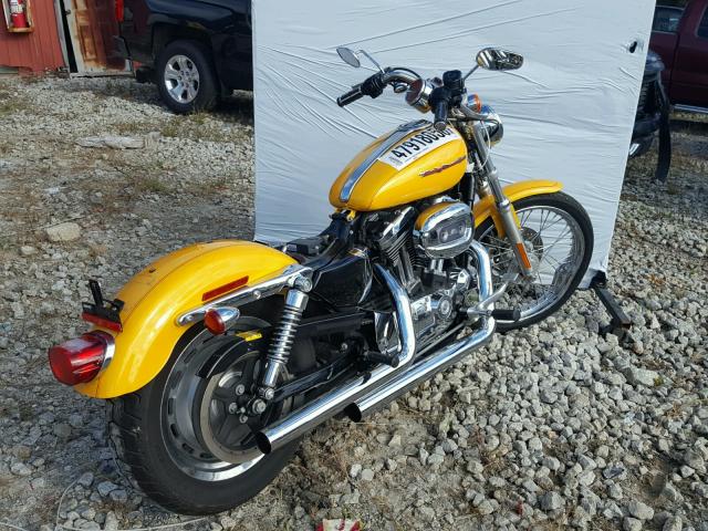 1HD1CGP146K430872 - 2006 HARLEY-DAVIDSON XL1200 C YELLOW photo 4