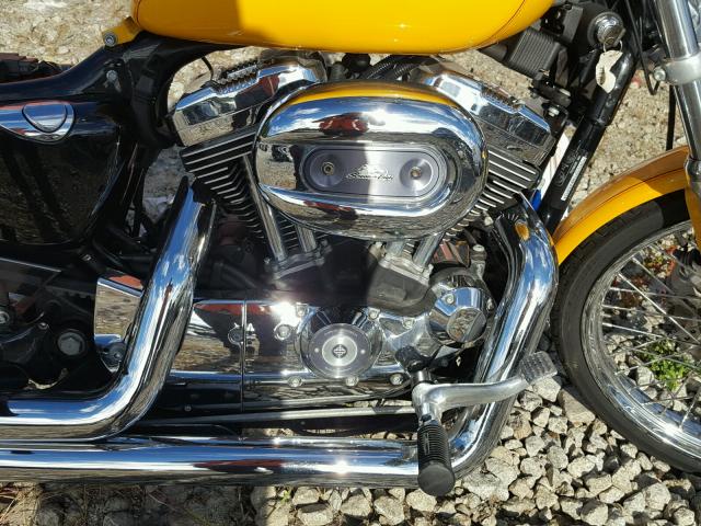 1HD1CGP146K430872 - 2006 HARLEY-DAVIDSON XL1200 C YELLOW photo 7