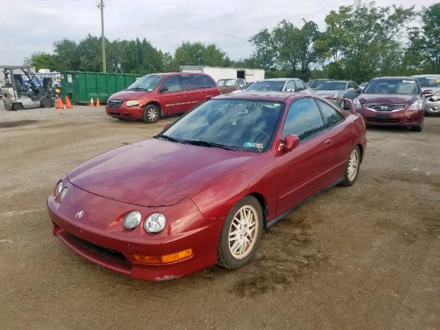 JH4DC4352YS009191 - 2000 ACURA INTEGRA LS MAROON photo 2