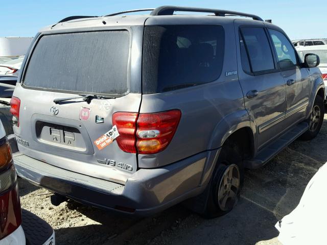 5TDBT48A21S036839 - 2001 TOYOTA SEQUOIA LI SILVER photo 4