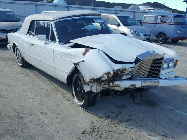 SCAZD02A2JCX24507 - 1988 ROLLS-ROYCE CORNICHE I WHITE photo 1