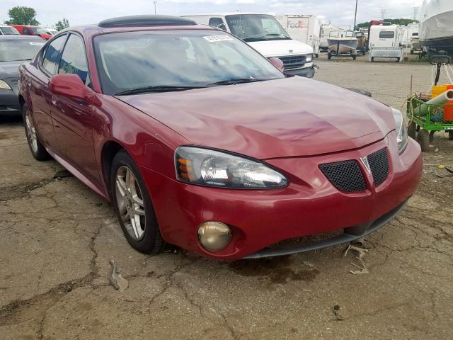 2G2WR554061100335 - 2006 PONTIAC GRAND PRIX BURGUNDY photo 1