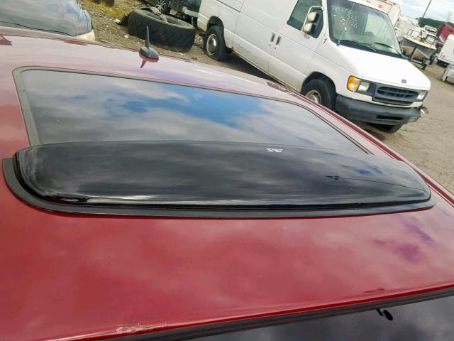 2G2WR554061100335 - 2006 PONTIAC GRAND PRIX BURGUNDY photo 9