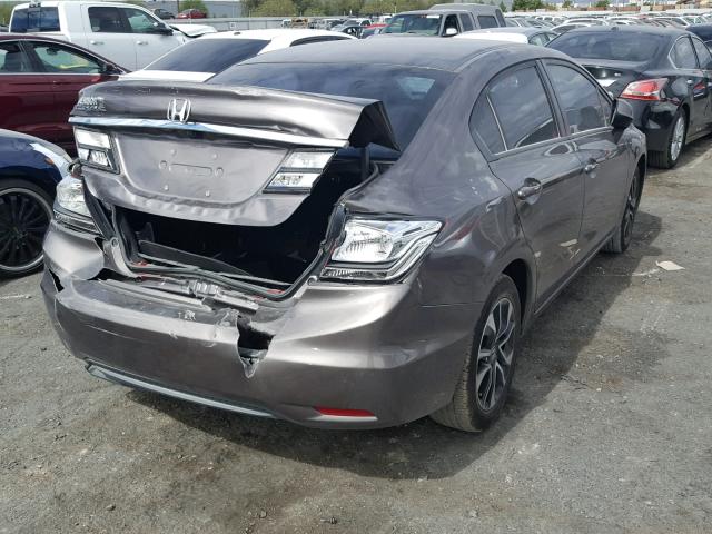 19XFB2F92DE090948 - 2013 HONDA CIVIC EXL CHARCOAL photo 4