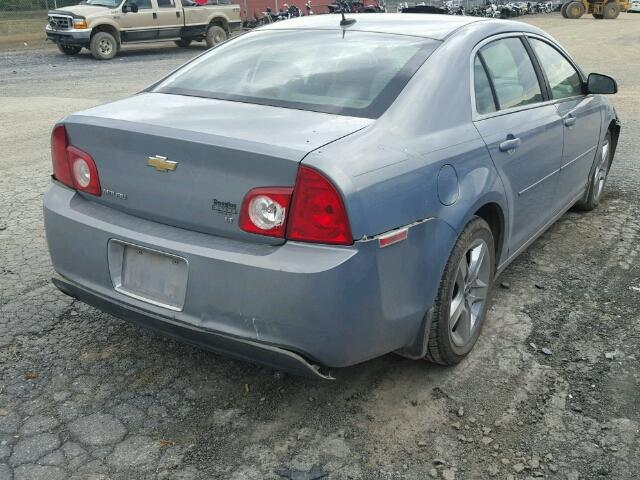 1G1ZH57B194150721 - 2009 CHEVROLET MALIBU 1LT BLUE photo 4