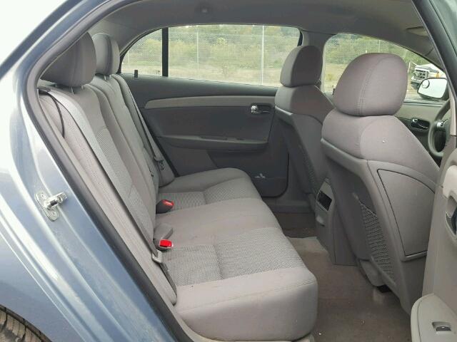 1G1ZH57B194150721 - 2009 CHEVROLET MALIBU 1LT BLUE photo 6