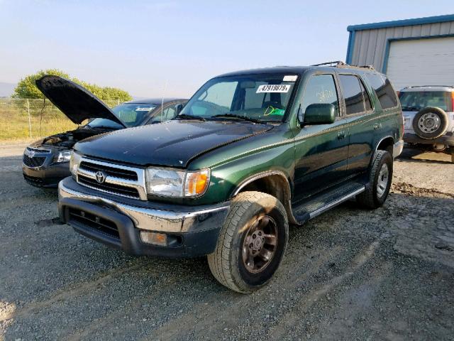 JT3HN86R1X0233893 - 1999 TOYOTA 4RUNNER GREEN photo 2