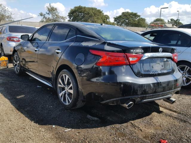 1N4AA6AP1GC407274 - 2016 NISSAN MAXIMA 3.5 BLACK photo 3