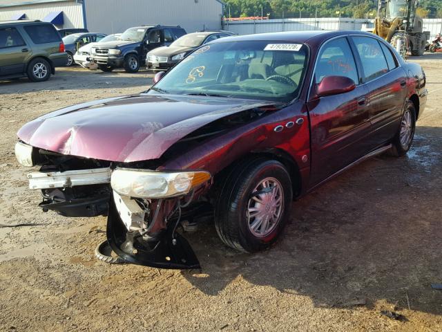 1G4HP52K64U124939 - 2004 BUICK LESABRE CU PURPLE photo 2