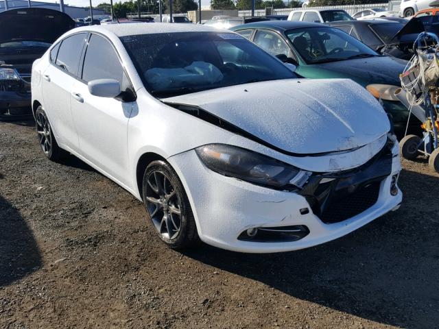 1C3CDFBAXDD118943 - 2013 DODGE DART SXT WHITE photo 1