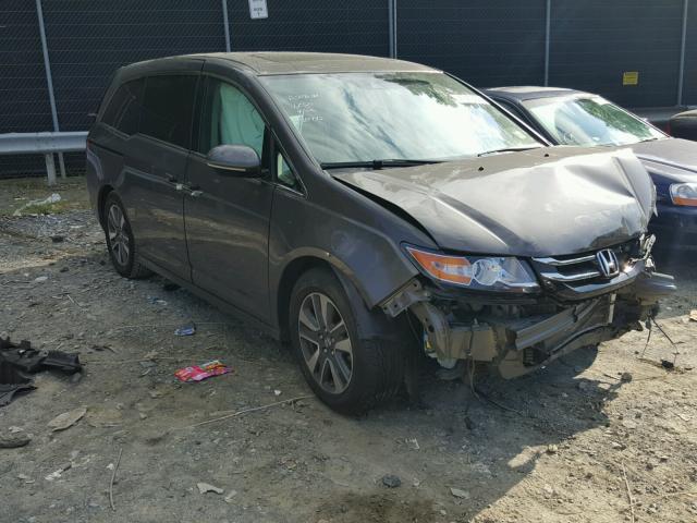 5FNRL5H92EB056593 - 2014 HONDA ODYSSEY TO GRAY photo 1