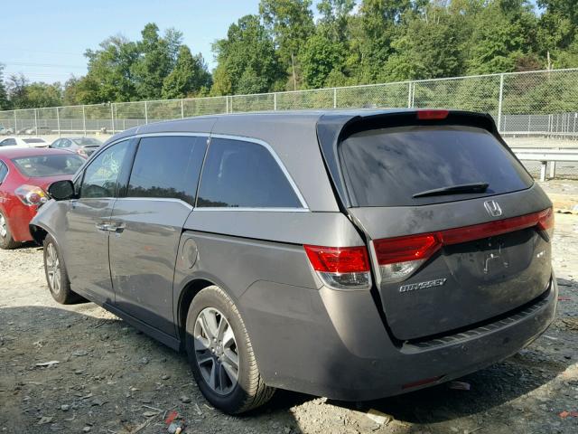 5FNRL5H92EB056593 - 2014 HONDA ODYSSEY TO GRAY photo 3