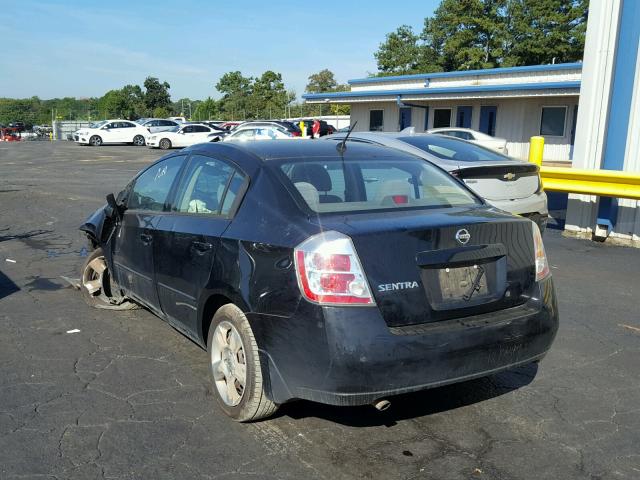 3N1AB61E98L765740 - 2008 NISSAN SENTRA 2.0 BLACK photo 3