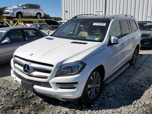 4JGDF6EE9FA504780 - 2015 MERCEDES-BENZ GL 450 4MA WHITE photo 2