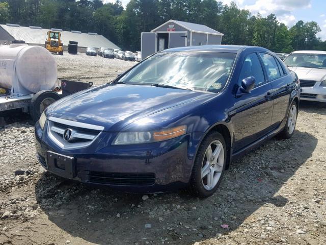 19UUA662X6A072144 - 2006 ACURA 3.2TL BLUE photo 2