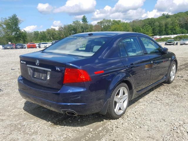 19UUA662X6A072144 - 2006 ACURA 3.2TL BLUE photo 4