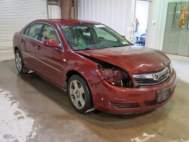 1G8ZS57N28F132874 - 2008 SATURN AURA XE RED photo 1