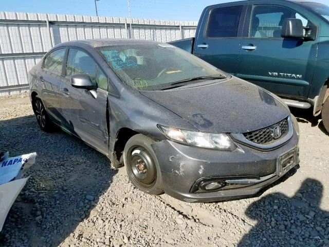 19XFB2F95DE275396 - 2013 HONDA CIVIC EXL 灰色 照片 1