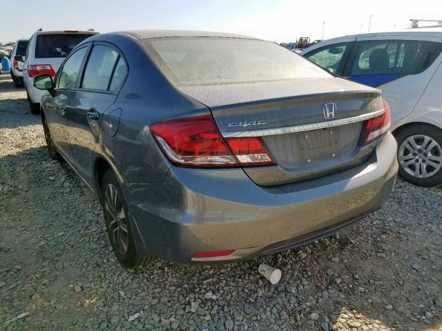 19XFB2F95DE275396 - 2013 HONDA CIVIC EXL 灰色 照片 3