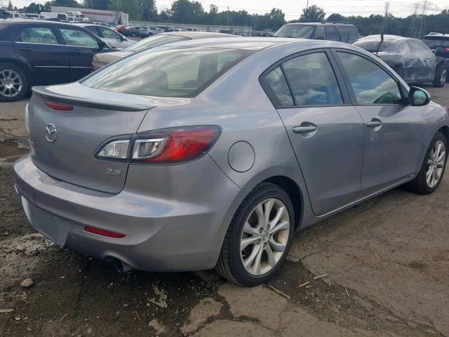 JM1BL1U58B1383890 - 2011 MAZDA 3 S SILVER photo 4