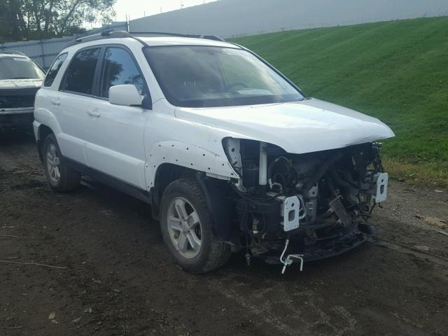 KNDJE723997634045 - 2009 KIA SPORTAGE L WHITE photo 1