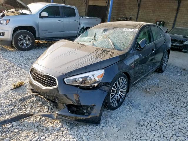 KNALN4D75E5129663 - 2014 KIA CADENZA PR BLACK photo 2