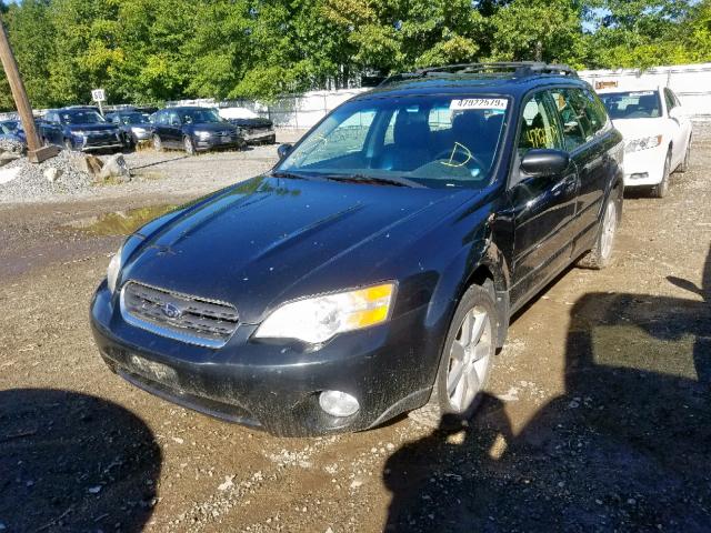 4S4BP62C677325604 - 2007 SUBARU OUTBACK OU BLACK photo 2