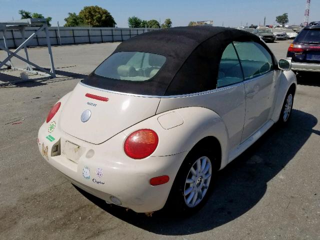 3VWCM31Y65M306354 - 2005 VOLKSWAGEN NEW BEETLE Qəhvəyi foto 4