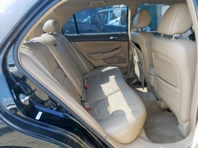 1HGCM66524A001059 - 2004 HONDA ACCORD EX BLACK photo 6