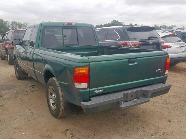 1FTYR14VXXTA49333 - 1999 FORD RANGER GREEN photo 3