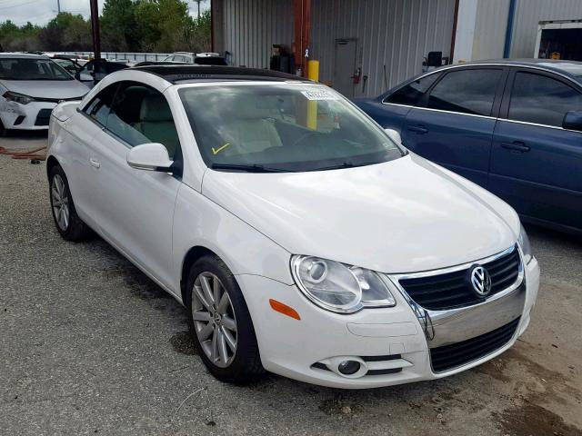 WVWBA71F77V012967 - 2007 VOLKSWAGEN EOS 2.0T WHITE photo 1