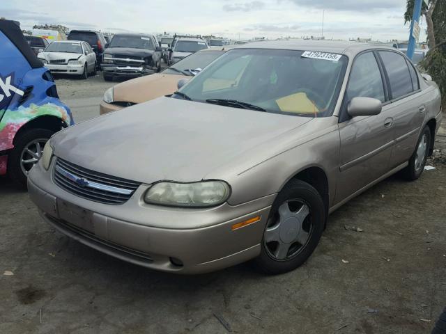 1G1NE52J8Y6195440 - 2000 CHEVROLET MALIBU LS GOLD photo 2
