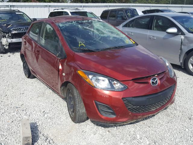 JM1DE1KY9E0183885 - 2014 MAZDA MAZDA2 SPO BURGUNDY photo 1