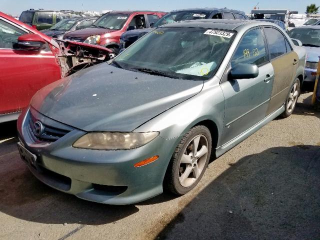 1YVHP80D345N13553 - 2004 MAZDA 6 S TWO TONE photo 2