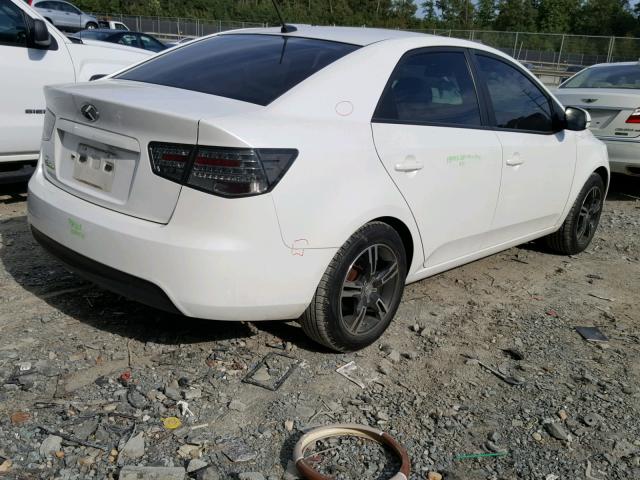 KNAFU4A28C5545244 - 2012 KIA FORTE EX WHITE photo 4