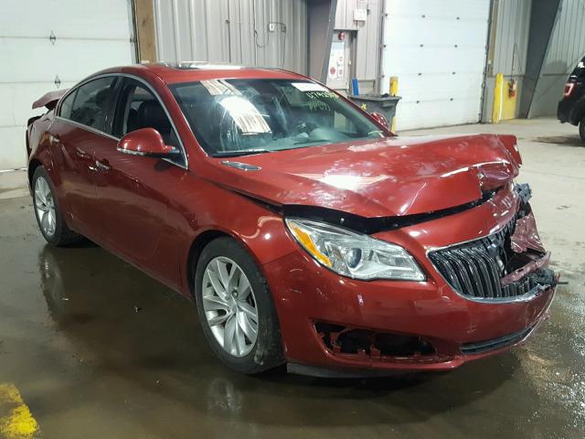 2G4GN5EX0E9294673 - 2014 BUICK REGAL PREM BURGUNDY photo 1