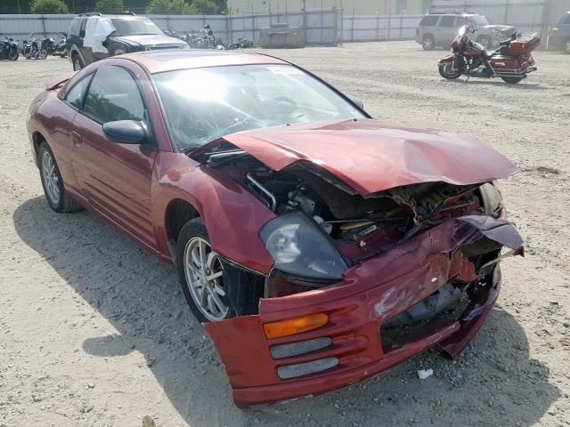 4A3AC44G9YE064401 - 2000 MITSUBISHI ECLIPSE GS MAROON photo 1