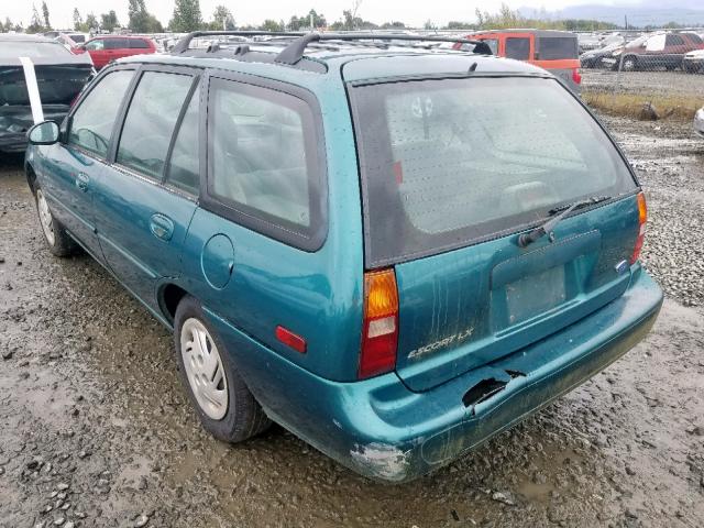 3FALP15P8VR143263 - 1997 FORD ESCORT LX GREEN photo 3