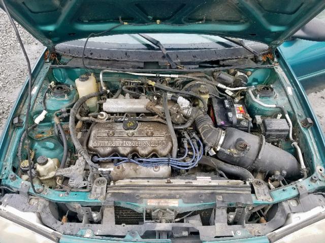 3FALP15P8VR143263 - 1997 FORD ESCORT LX GREEN photo 7