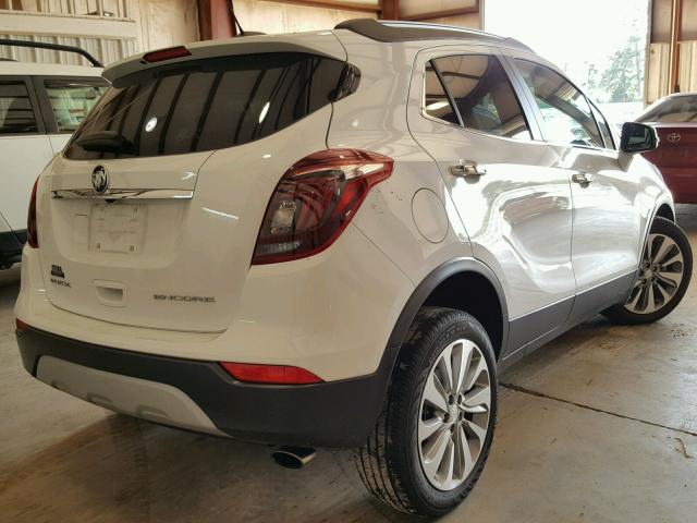 KL4CJASB8HB118144 - 2017 BUICK ENCORE PRE WHITE photo 4