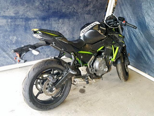 JKAEREG11KDA02405 - 2019 KAWASAKI ER650 G BLACK photo 4