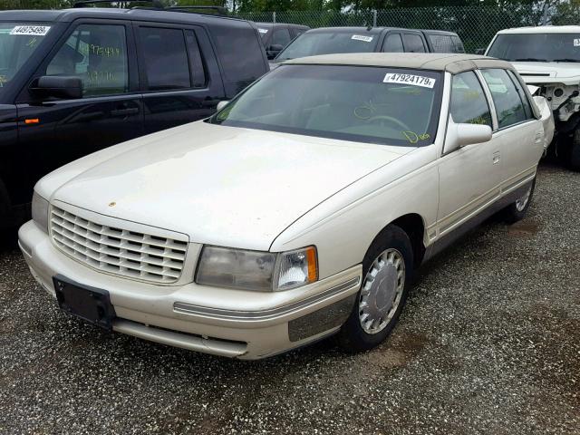 1G6KD54Y4WU778414 - 1998 CADILLAC DEVILLE WHITE photo 2