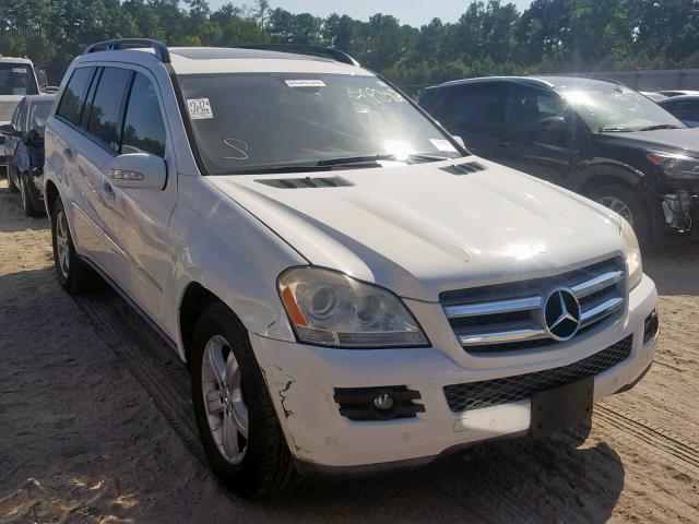 4JGBF71E97A160078 - 2007 MERCEDES-BENZ GL 450 4MA WHITE photo 1