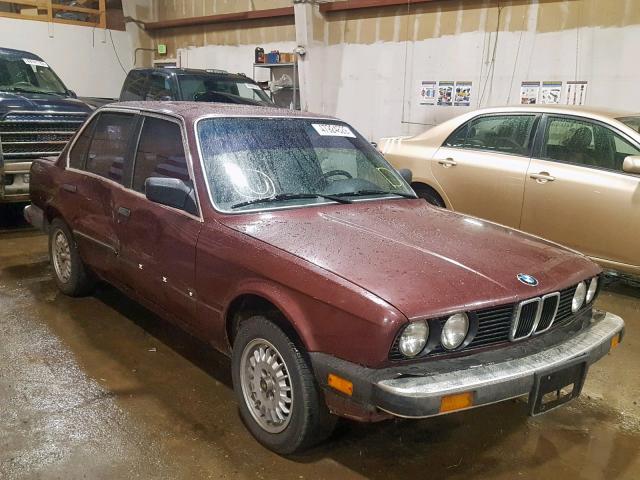 WBAAE5402F0985260 - 1985 BMW 325 E MAROON photo 1