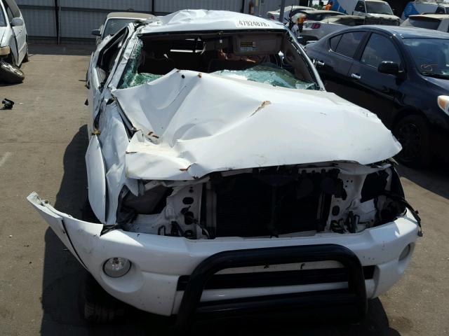 5TETU62N89Z606897 - 2009 TOYOTA TACOMA PRE WHITE photo 9